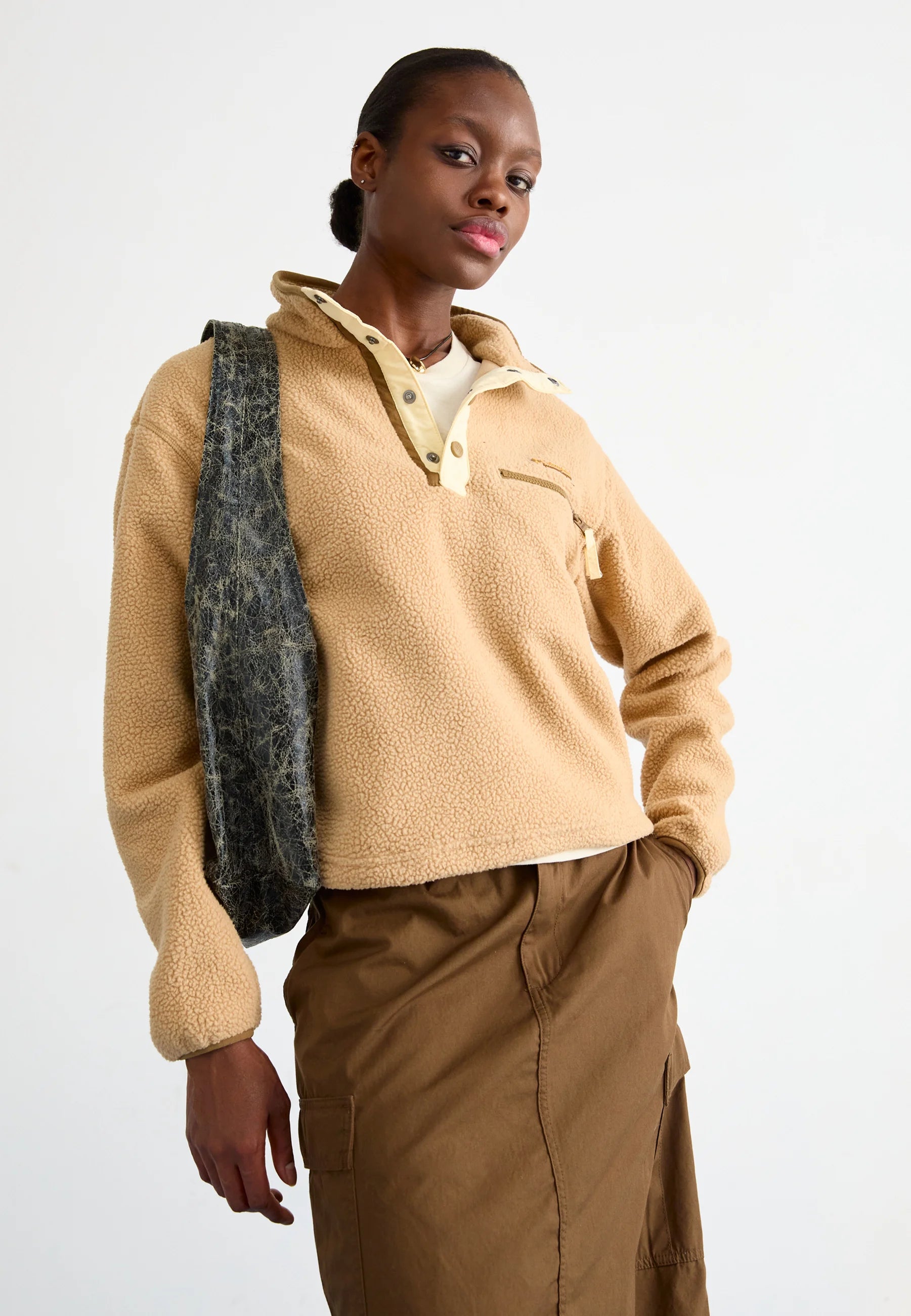 HELVETIA™ II CROPPED HALF SNAP FLEECE