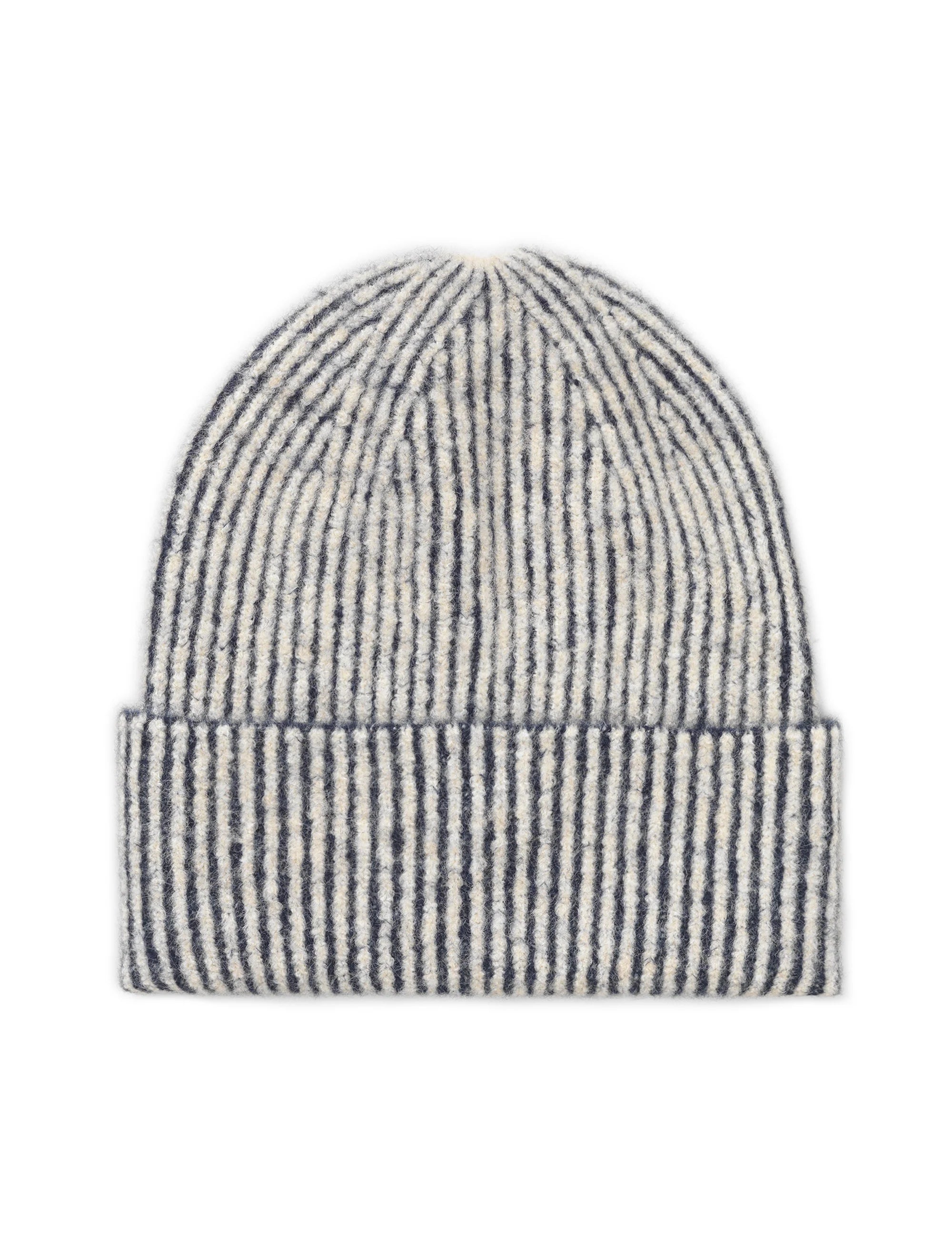 Muskan Beanie - Light Night Stripe