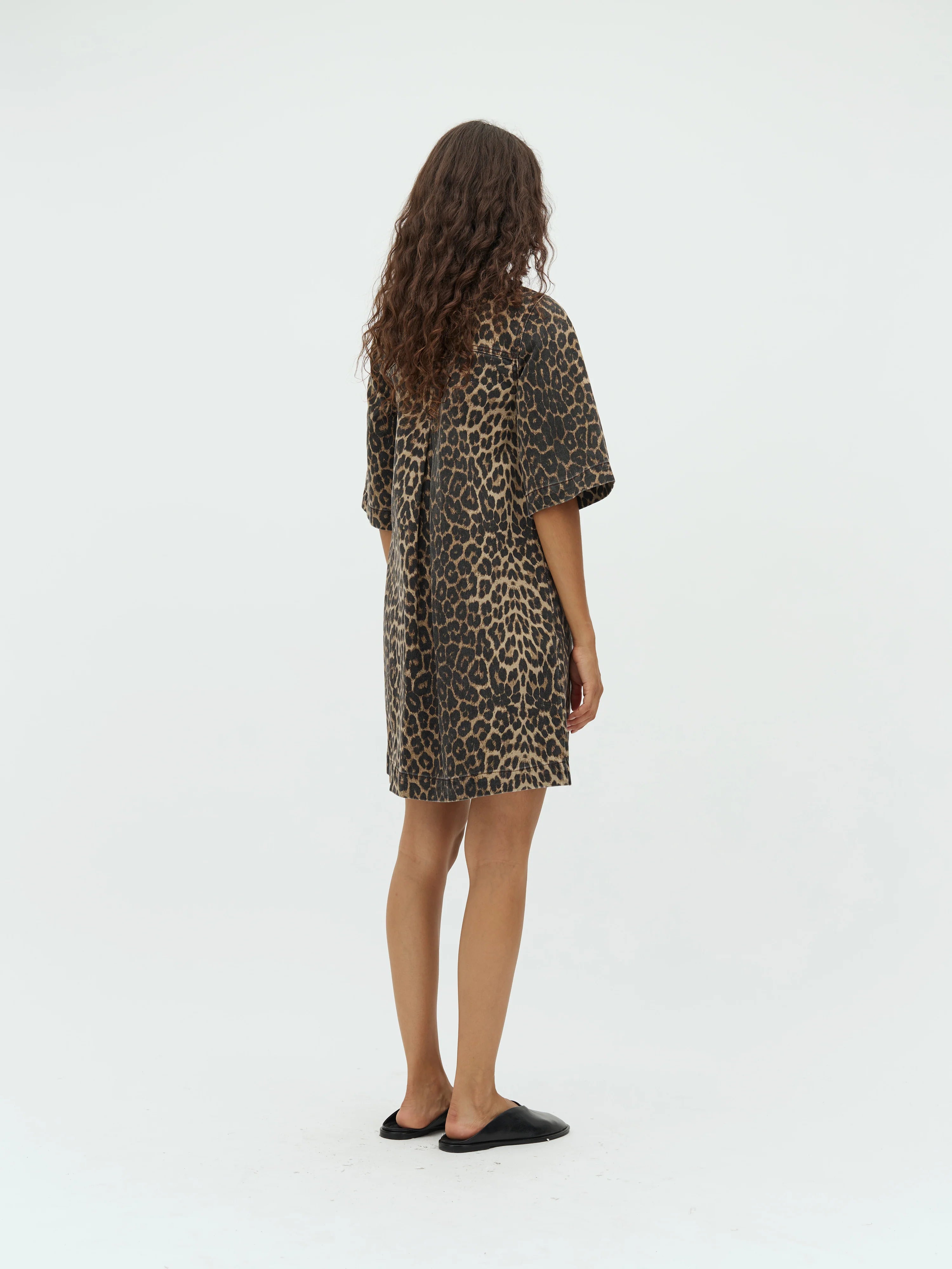 Mira Dress - Leopard Mist