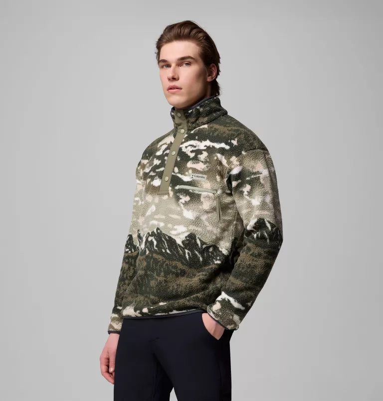 HELVETIA™ II PRINTED HALF SNAP FLEECE