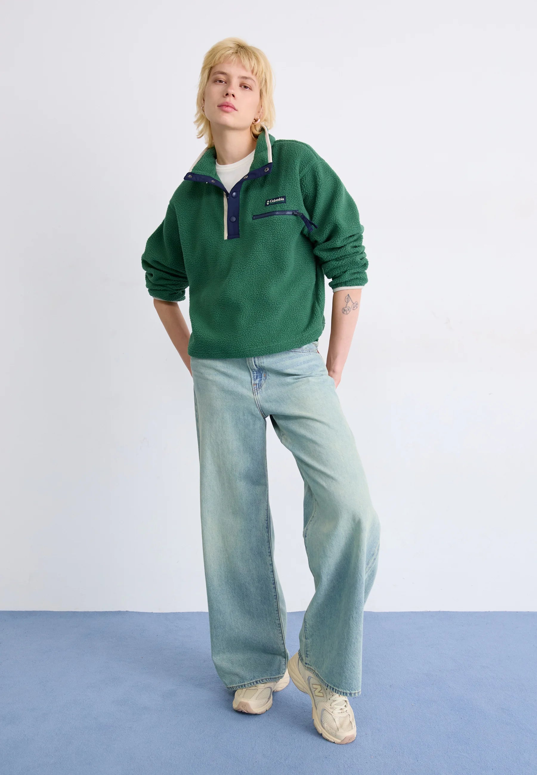 HELVETIA™ II CROPPED HALF SNAP FLEECE