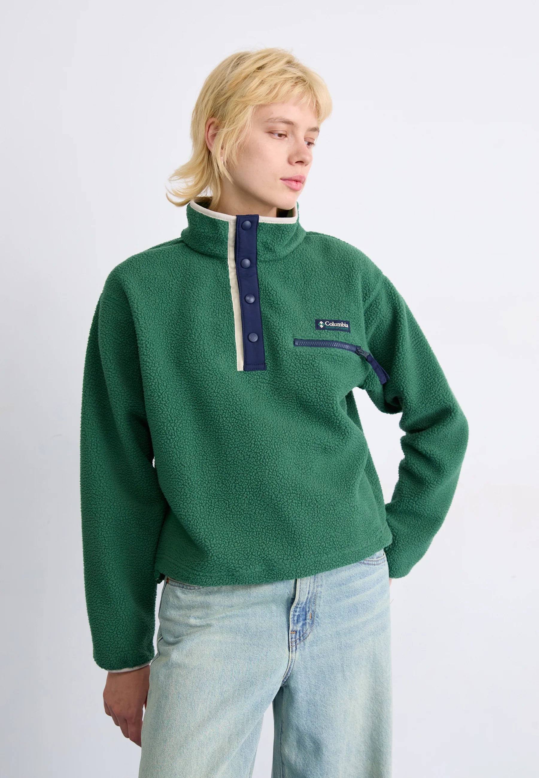 HELVETIA™ II CROPPED HALF SNAP FLEECE