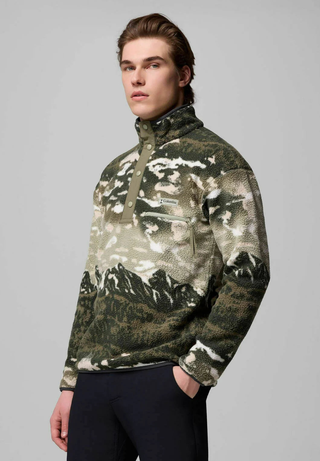HELVETIA™ II PRINTED HALF SNAP FLEECE