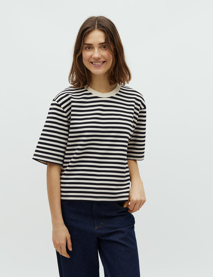 Emrys Tee - Night Sky Sugar Stripe
