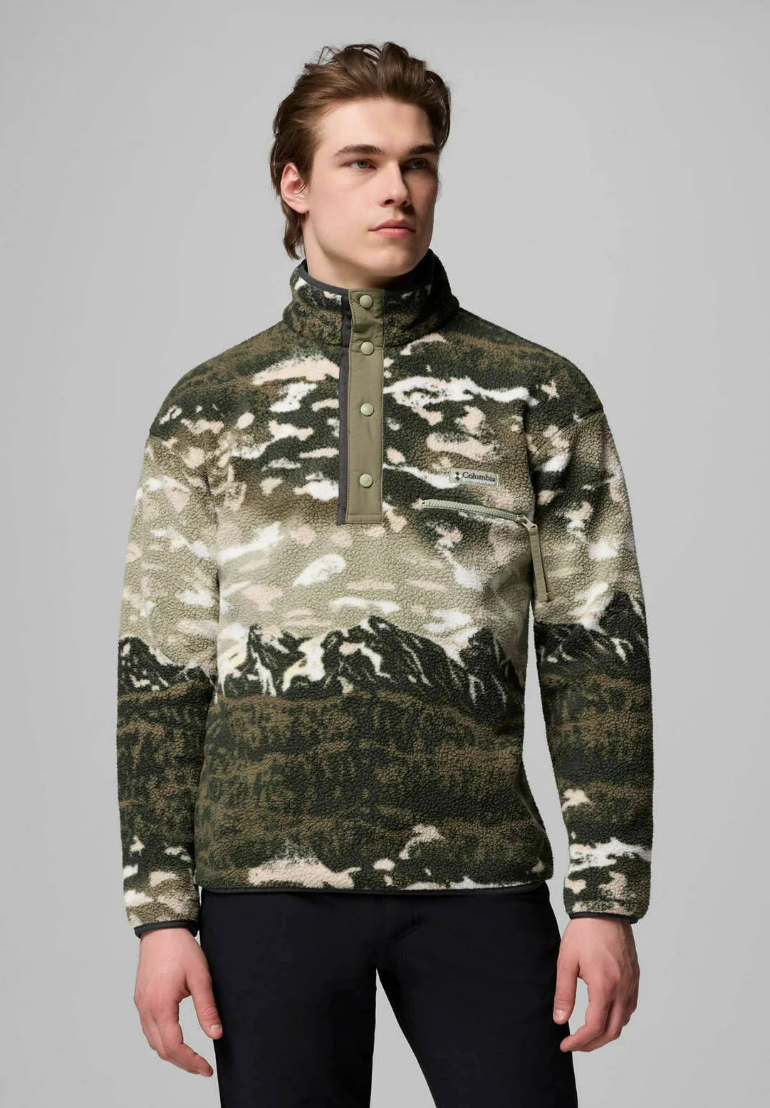 HELVETIA™ II PRINTED HALF SNAP FLEECE