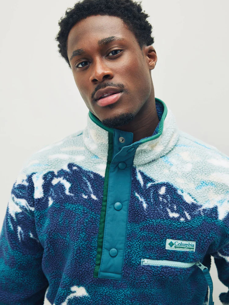 HELVETIA™ II PRINTED HALF SNAP FLEECE