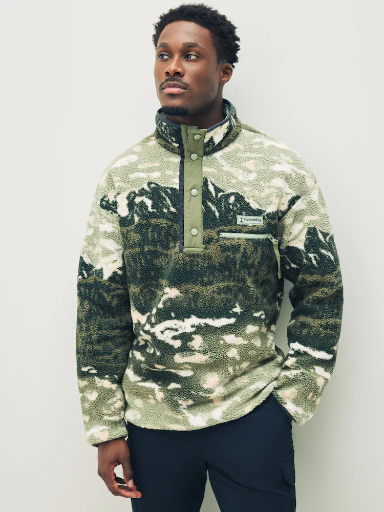 HELVETIA™ II PRINTED HALF SNAP FLEECE