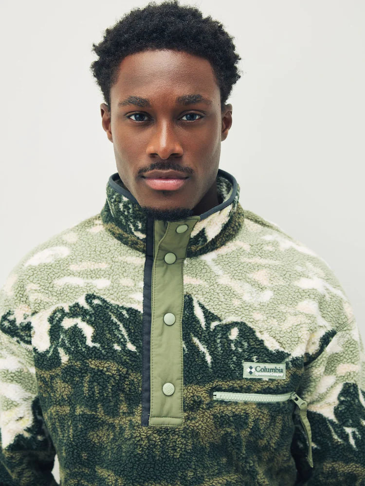 HELVETIA™ II PRINTED HALF SNAP FLEECE