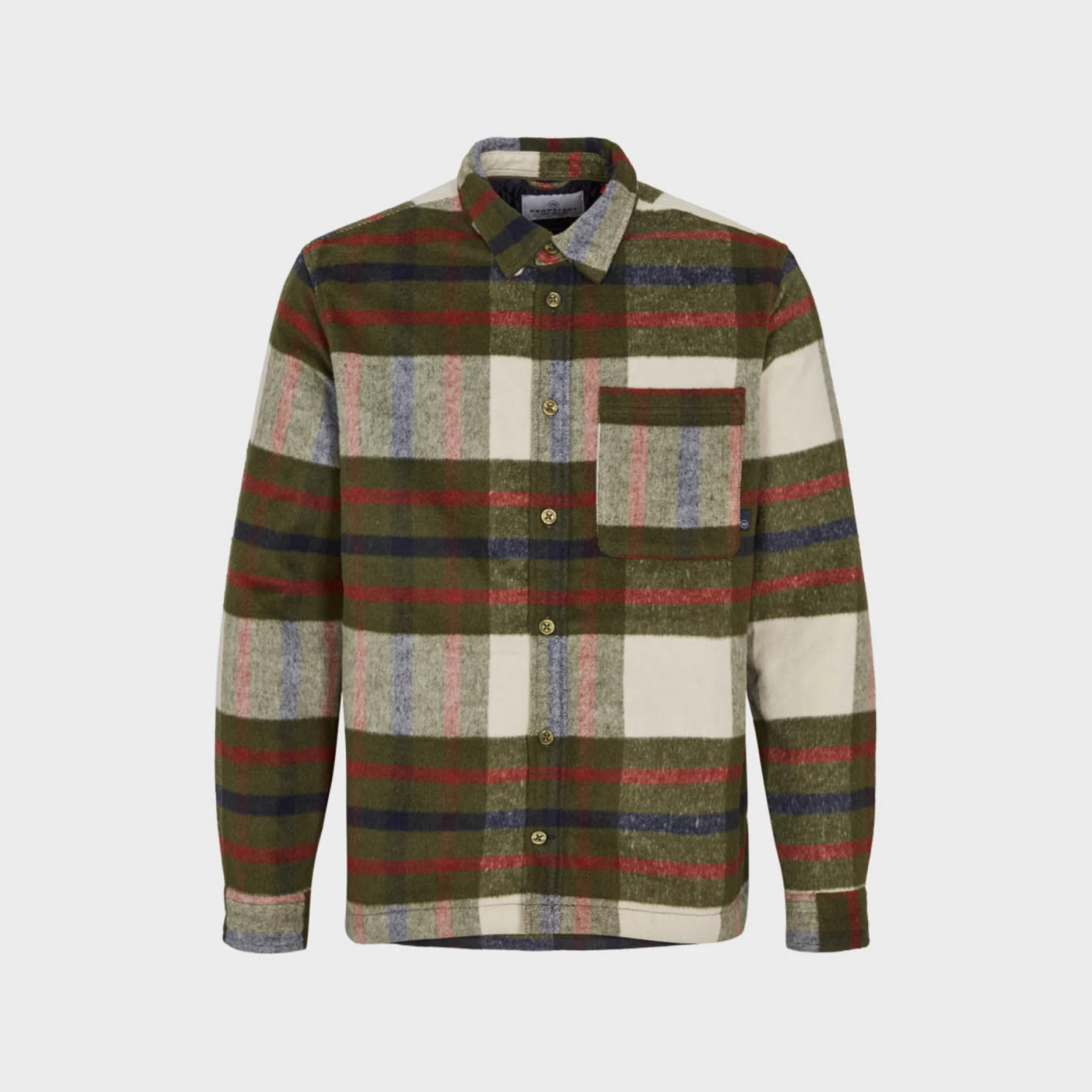 RAMON FLANNEL CHECK QUILT OVERSHIRT