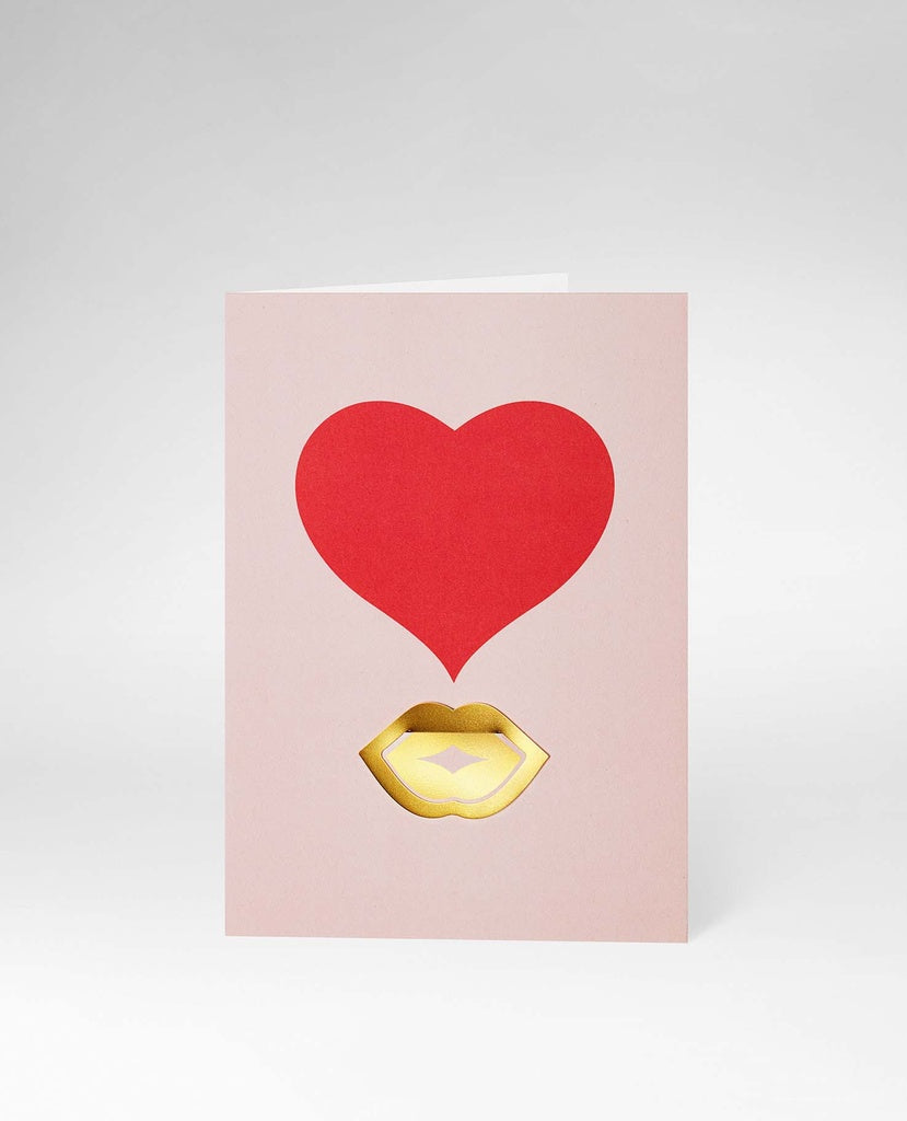 KISS GREETING CARD