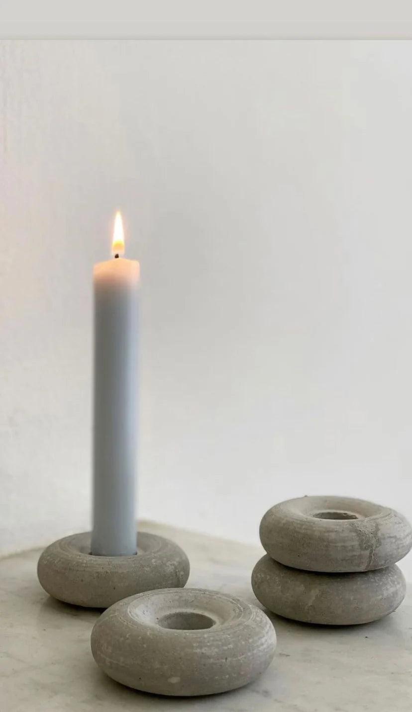 Brick Candle Holder - Cement