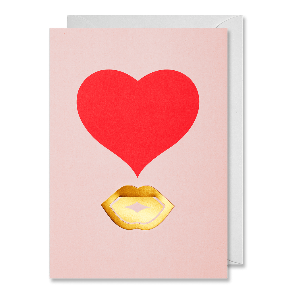 KISS GREETING CARD