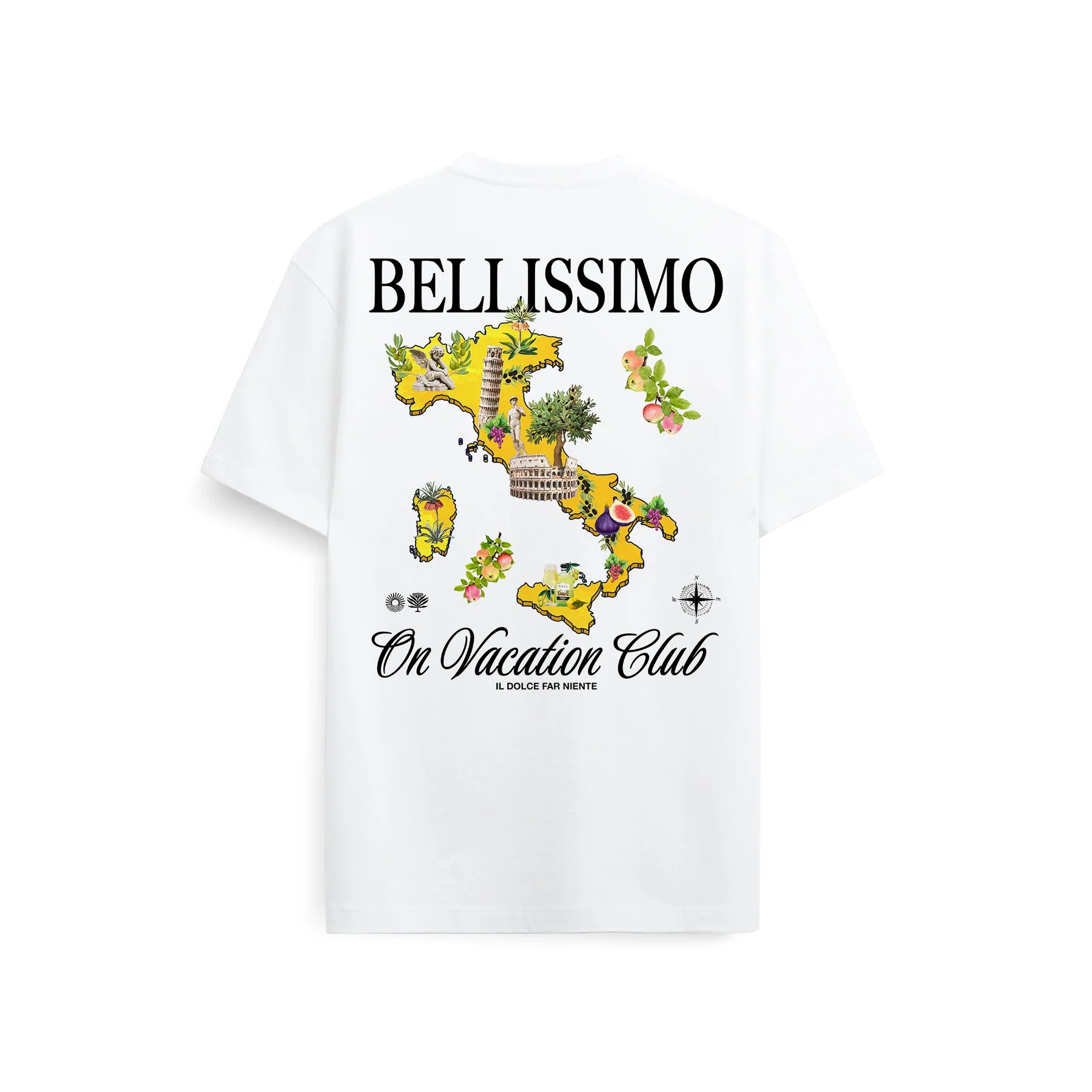 Postcard Italia Tee - White