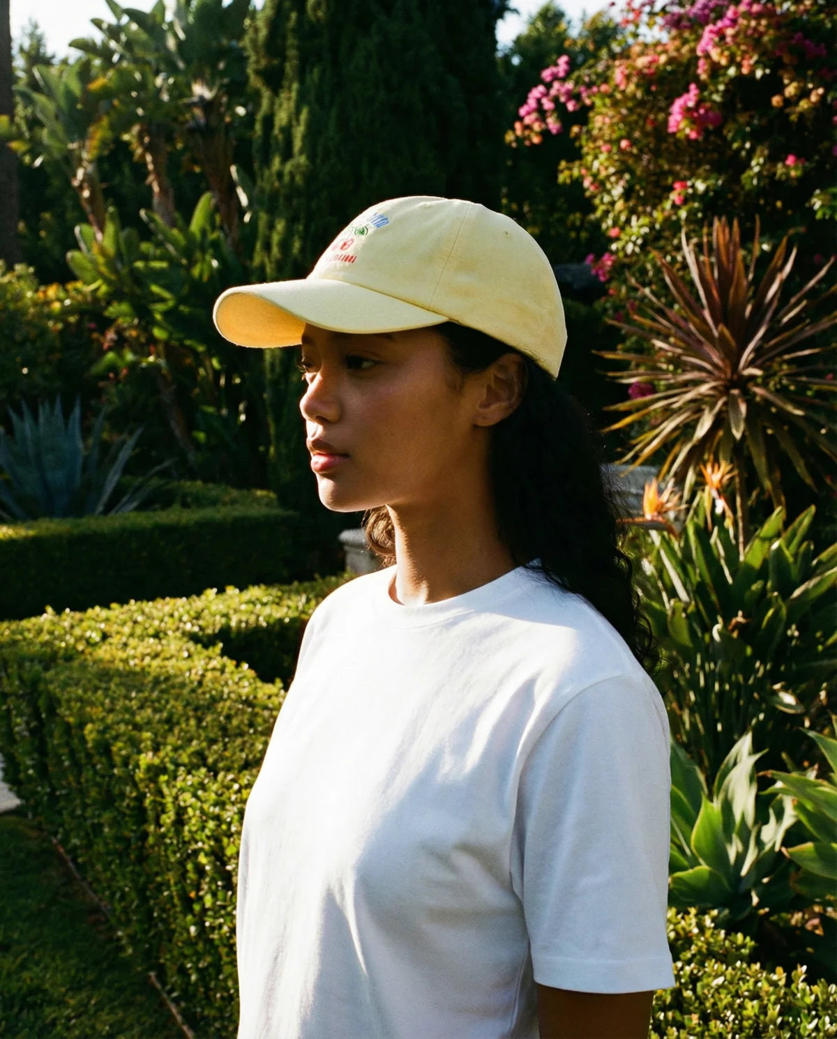 Cherry Cap - Pastel Yellow
