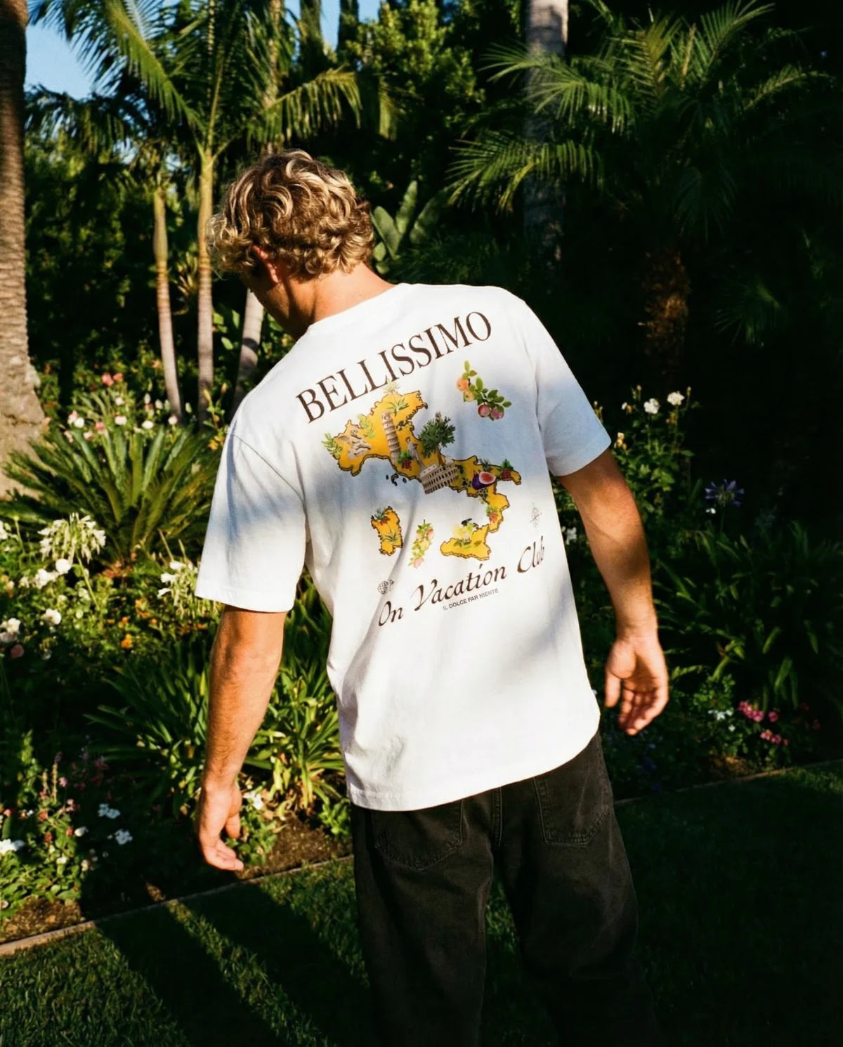 Postcard Italia Tee - White