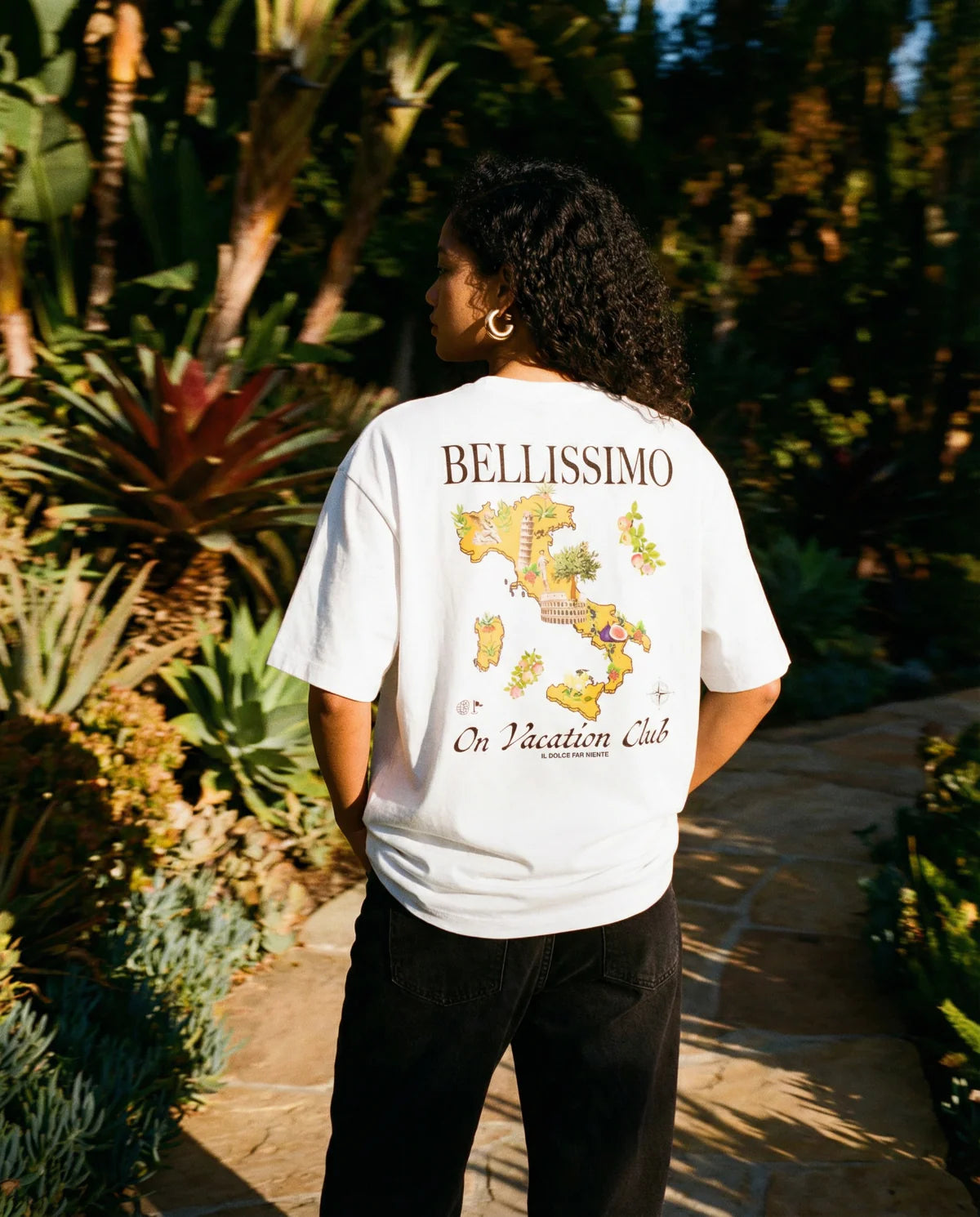 Postcard Italia Tee - White