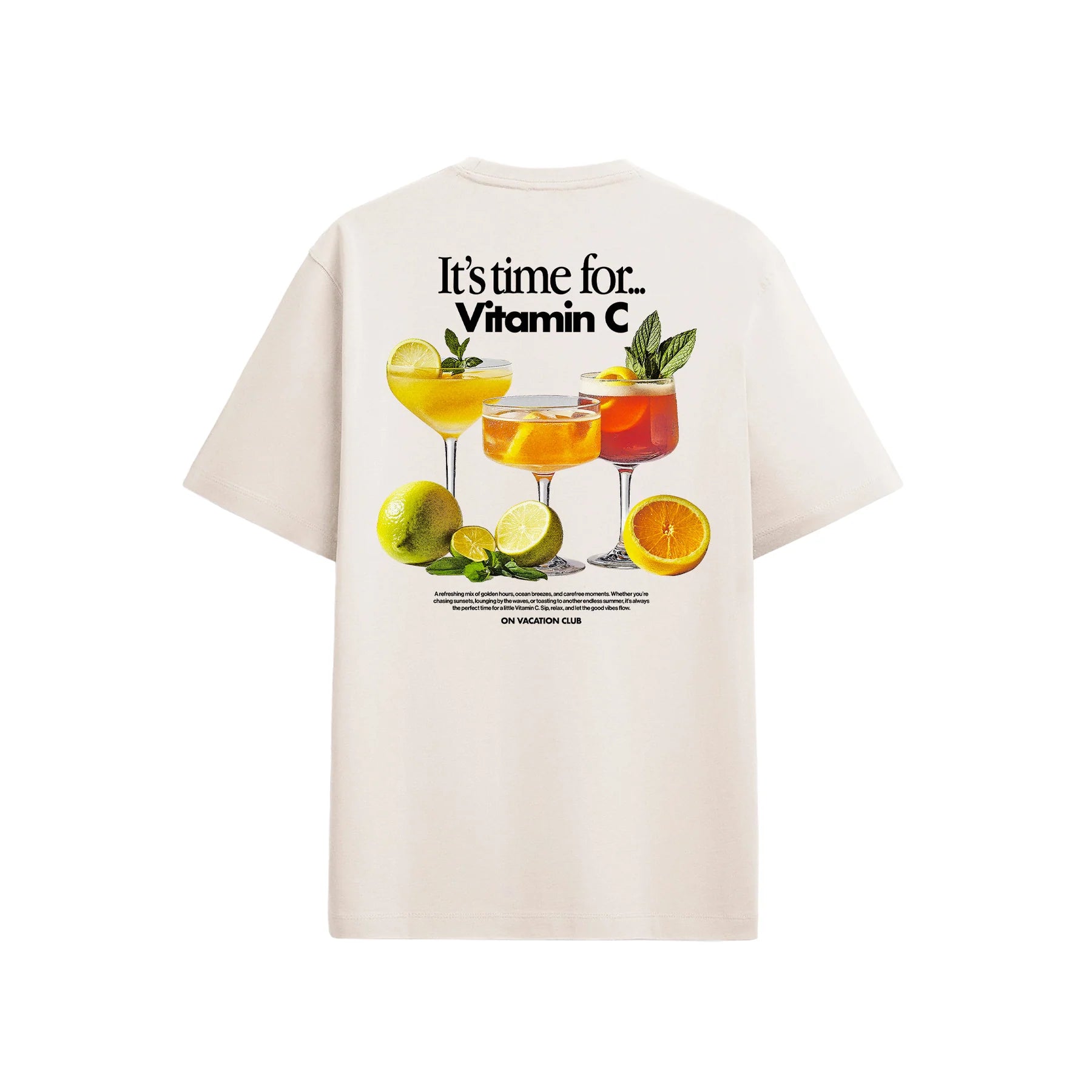 Vitamin C Tee - Beige