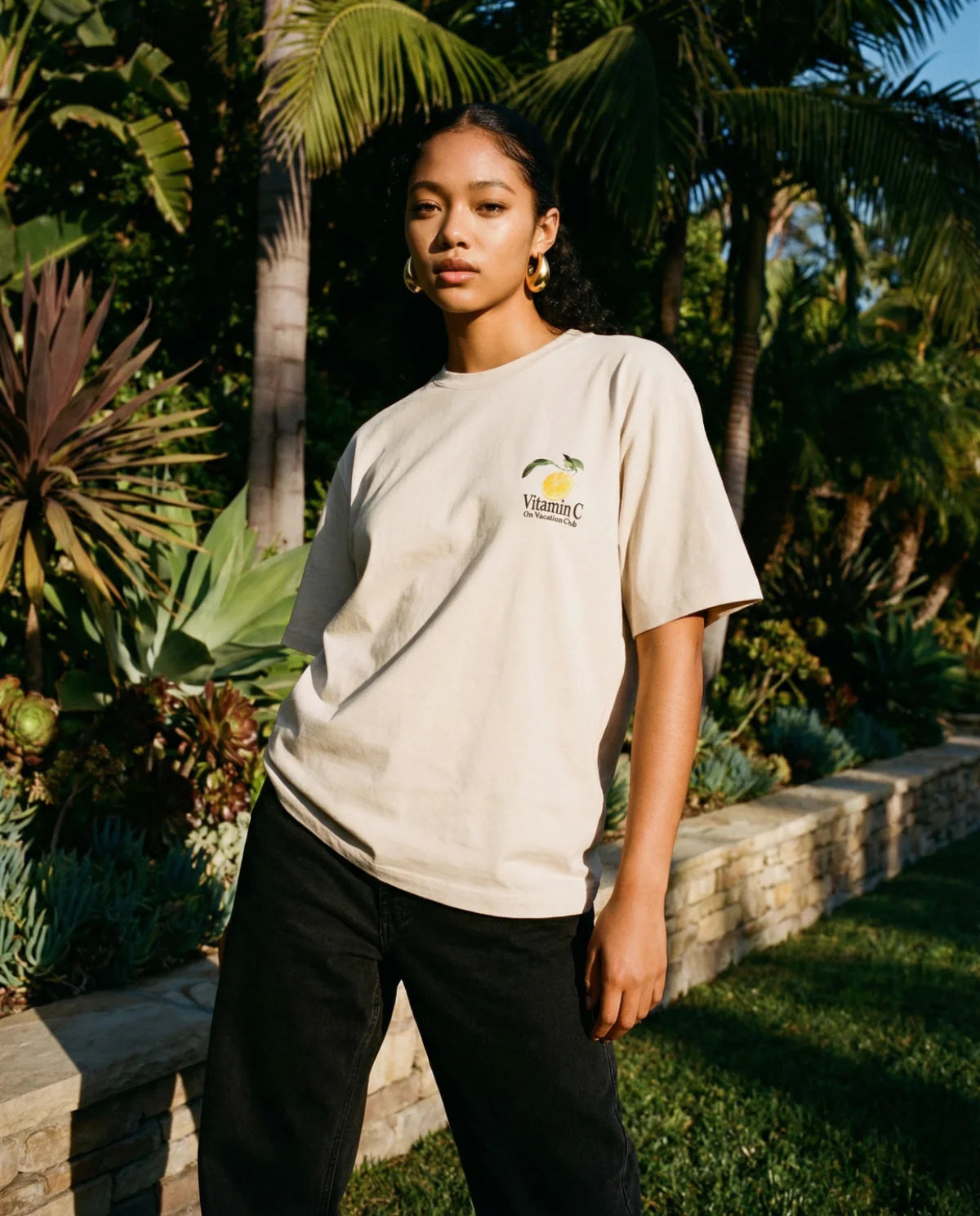 Vitamin C Tee - Beige