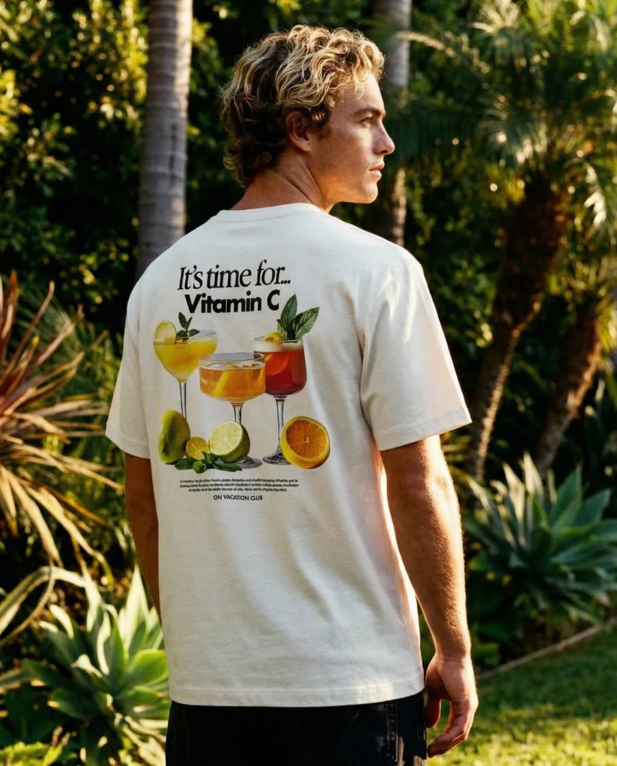 Vitamin C Tee - Beige