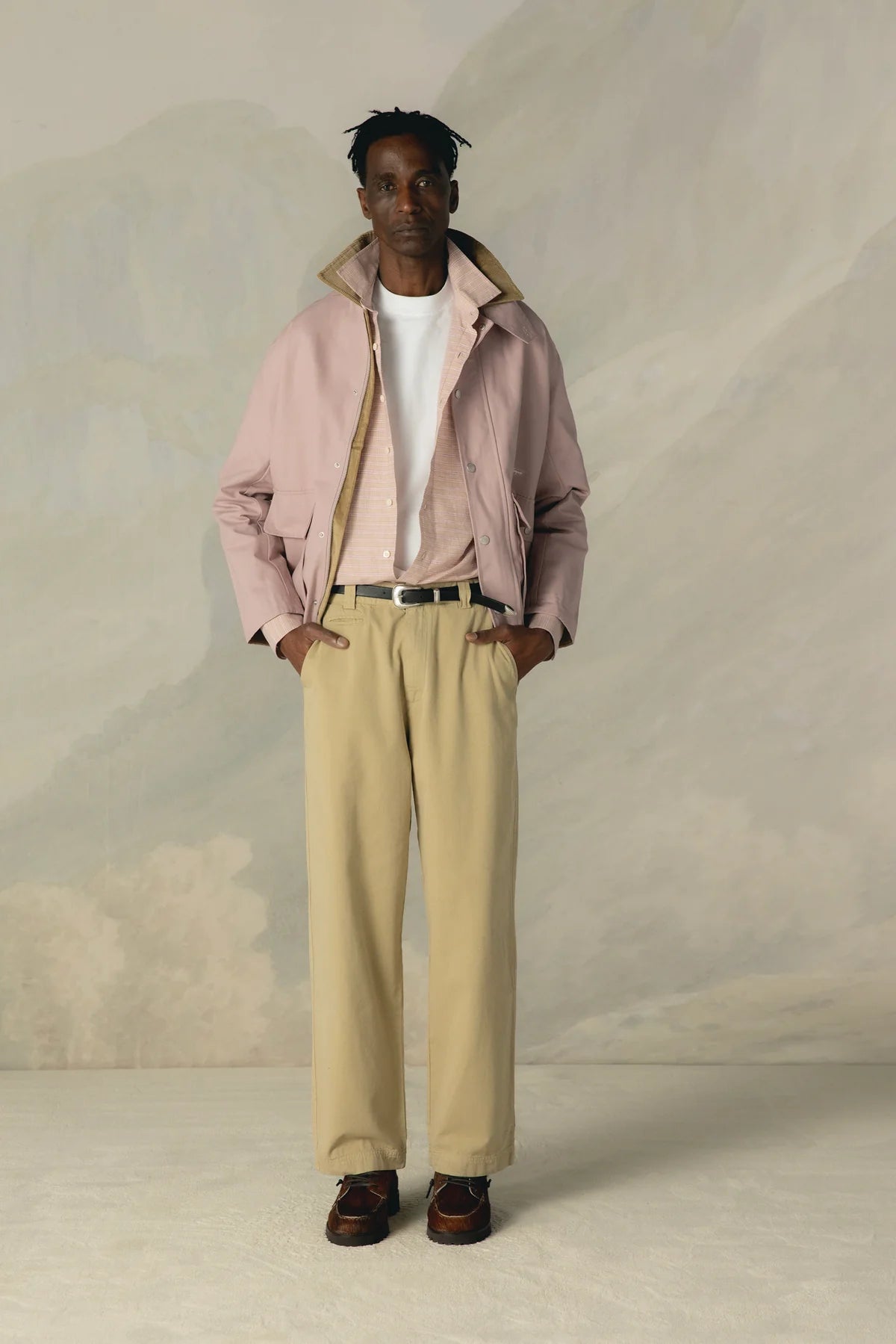 Canvas Field Jacket - Powder Pink