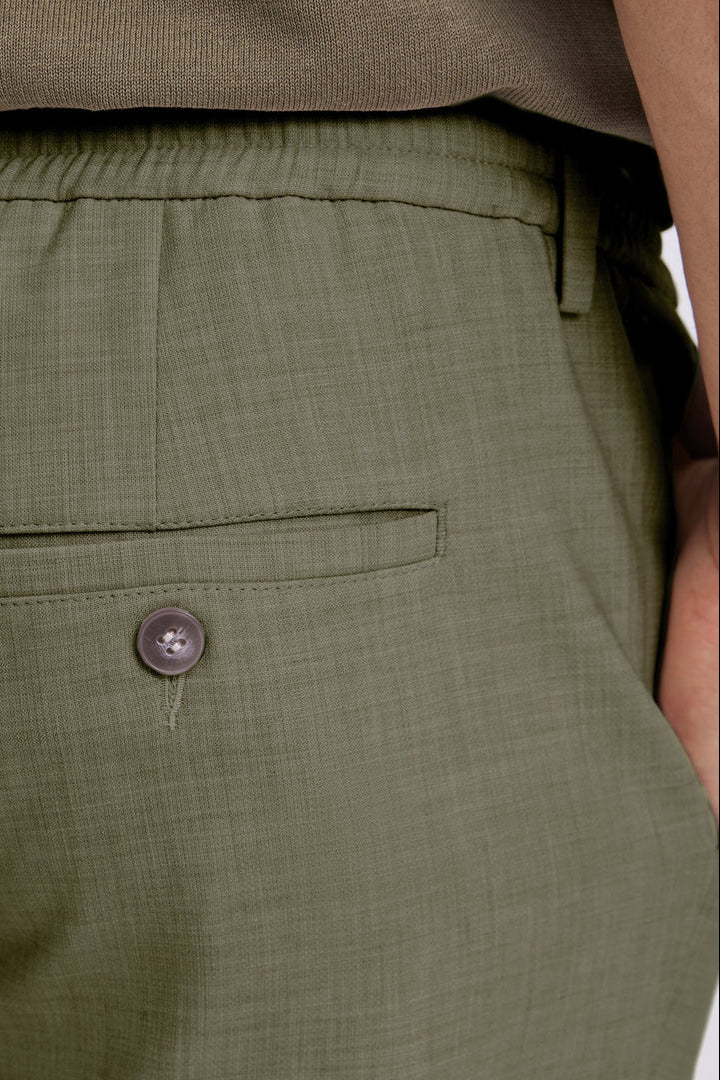 TheoPL 805 Tapered Trousers - Smokey Olive