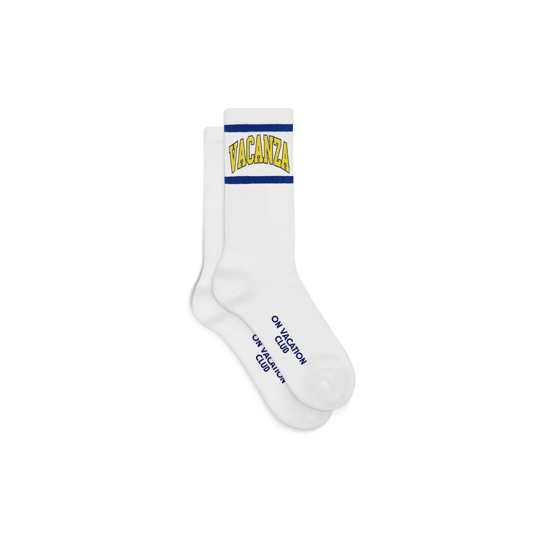 Vacanza College Socks - White