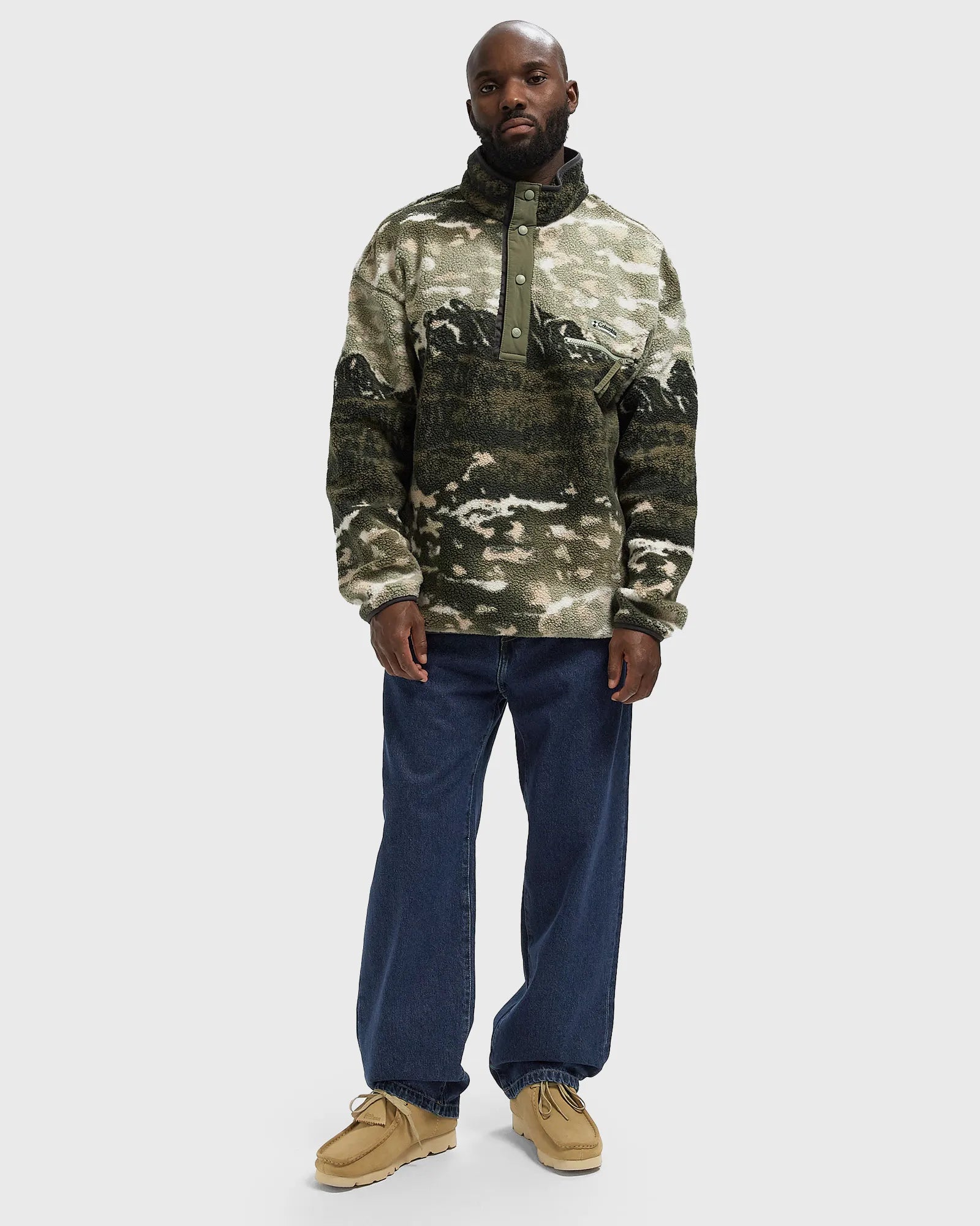 HELVETIA™ II PRINTED HALF SNAP FLEECE