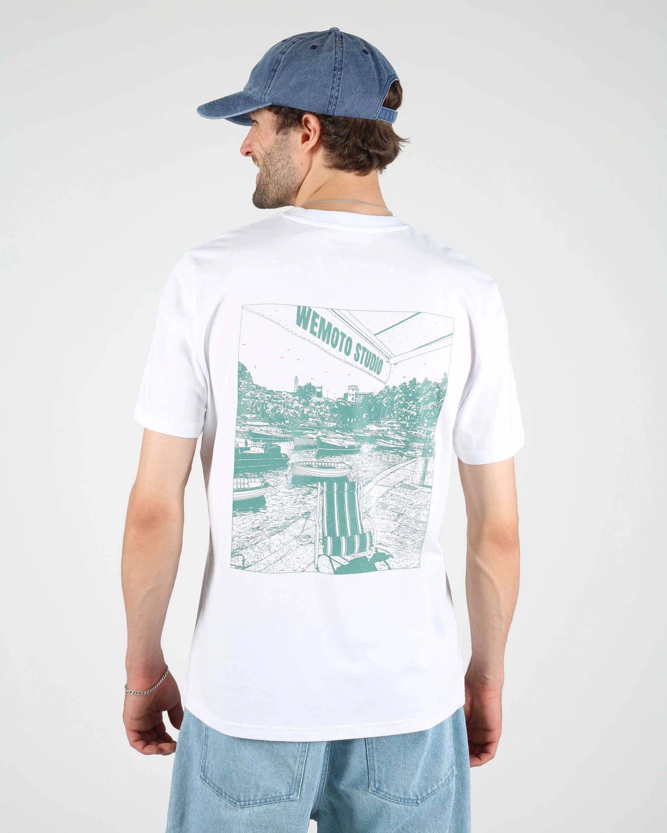 Boats Tee - White