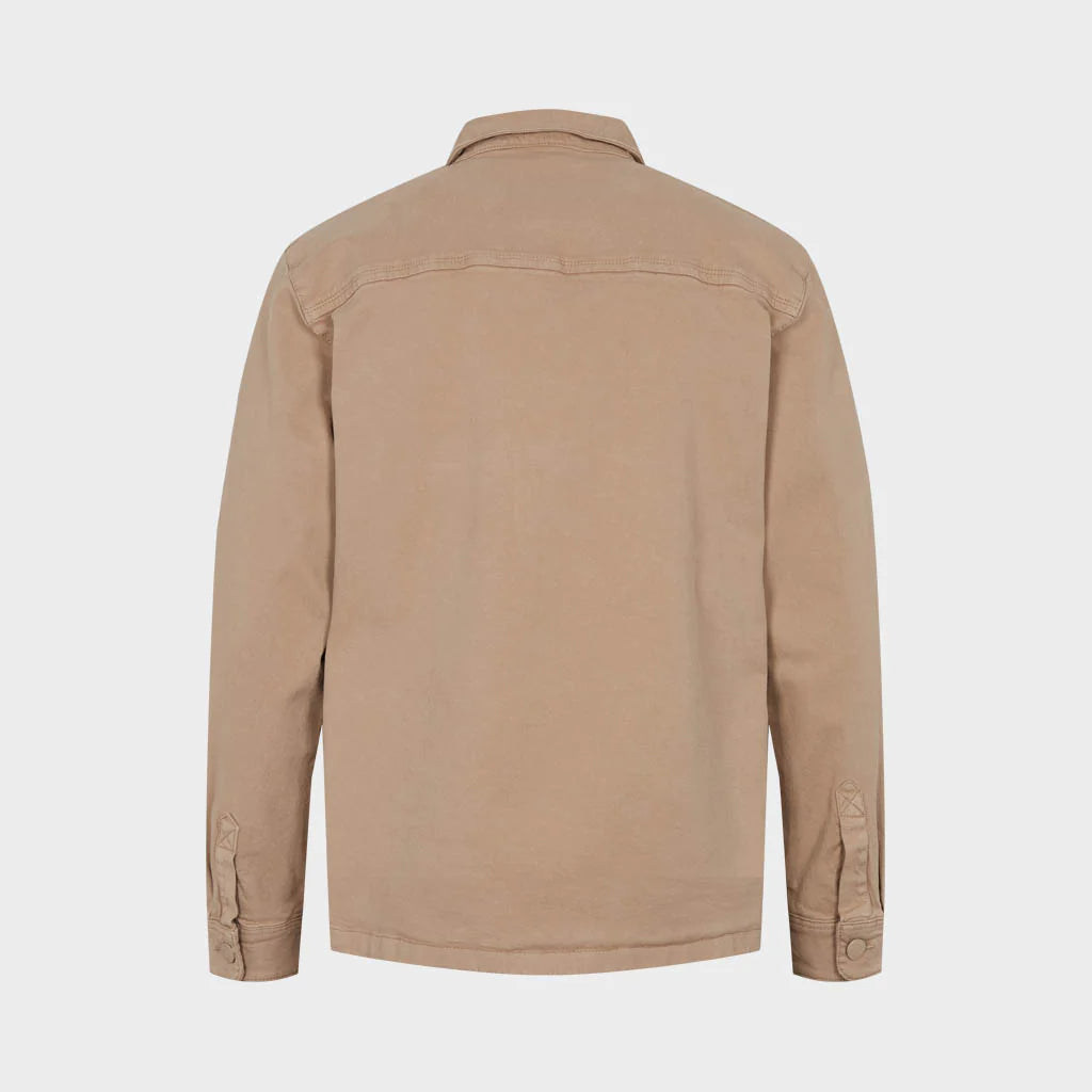 Ramon Heavy Twill Overshirt - Sand