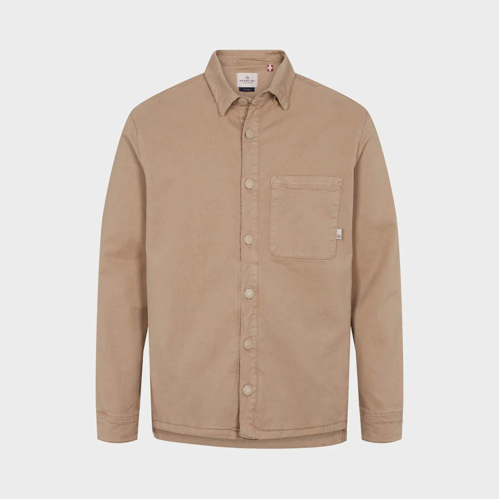 Ramon Heavy Twill Overshirt - Sand